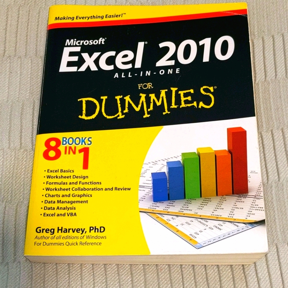 🎁Free w/ Purchase🎁 Excel 2010 for Dummies